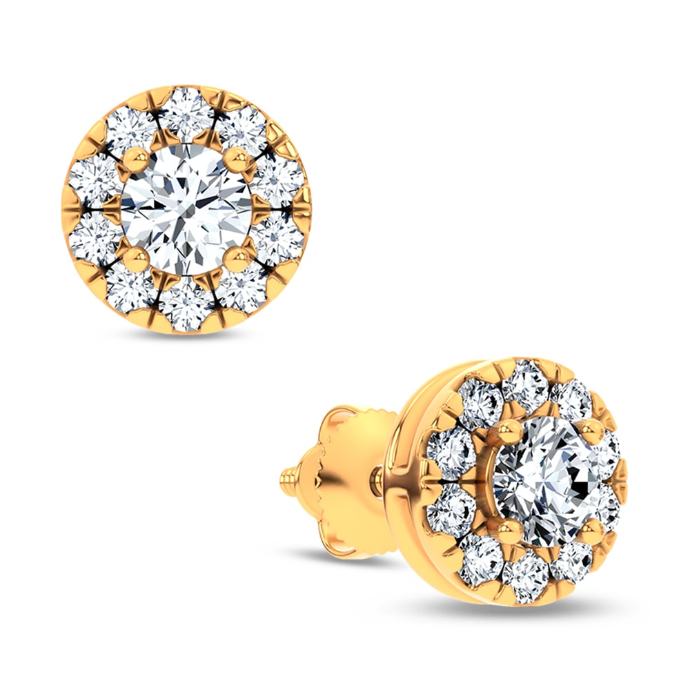 14K 0.50CT Certified Lab Grown Earrings