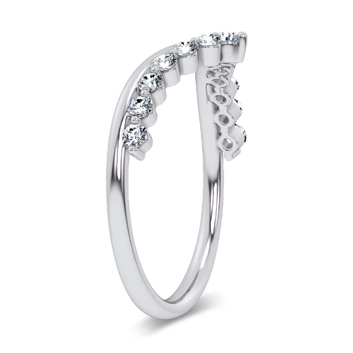 14K 0.25CT Certified Lab Grown  Diamond Enhancer Band