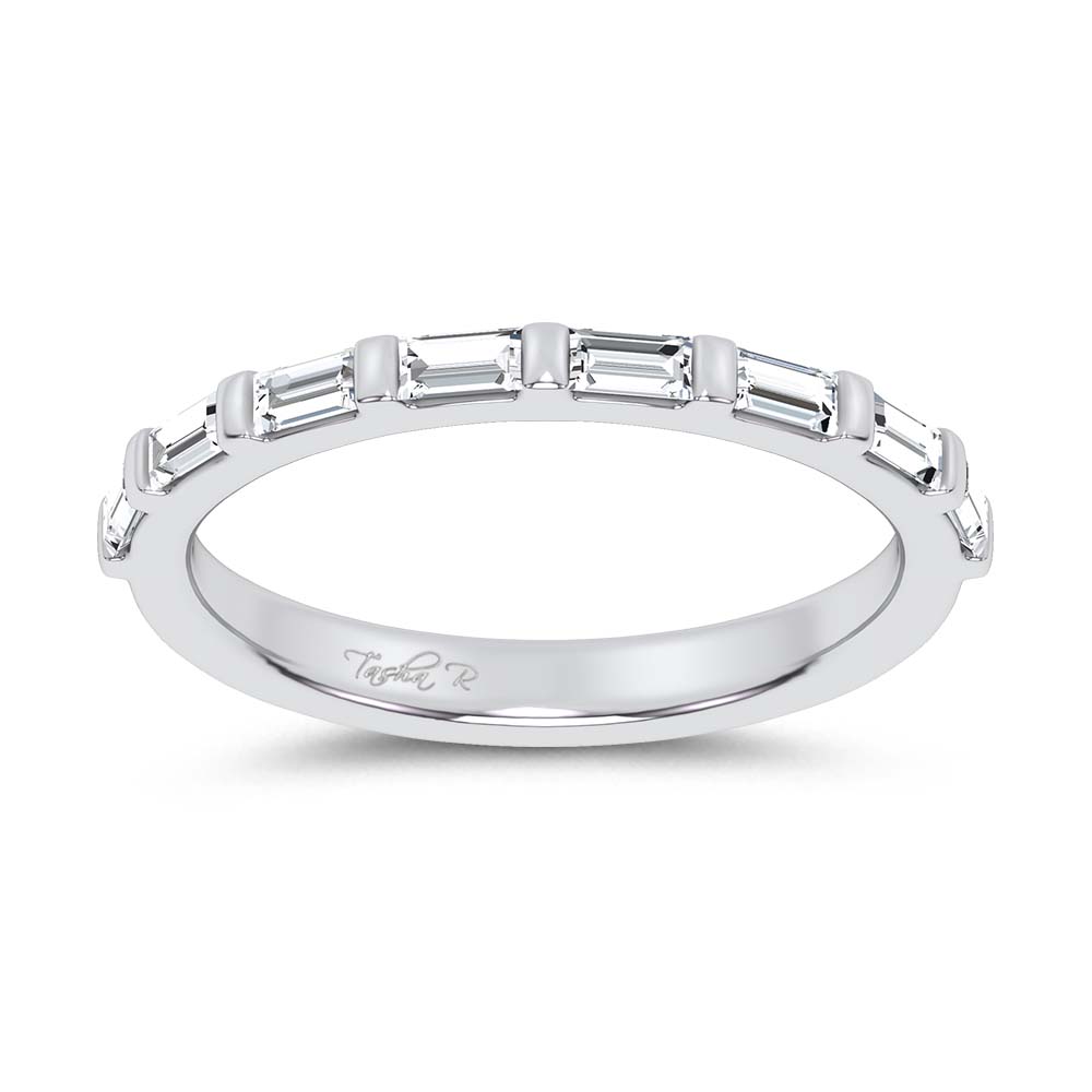 14K 0.41CT Certified Lab Grown Fancy Band