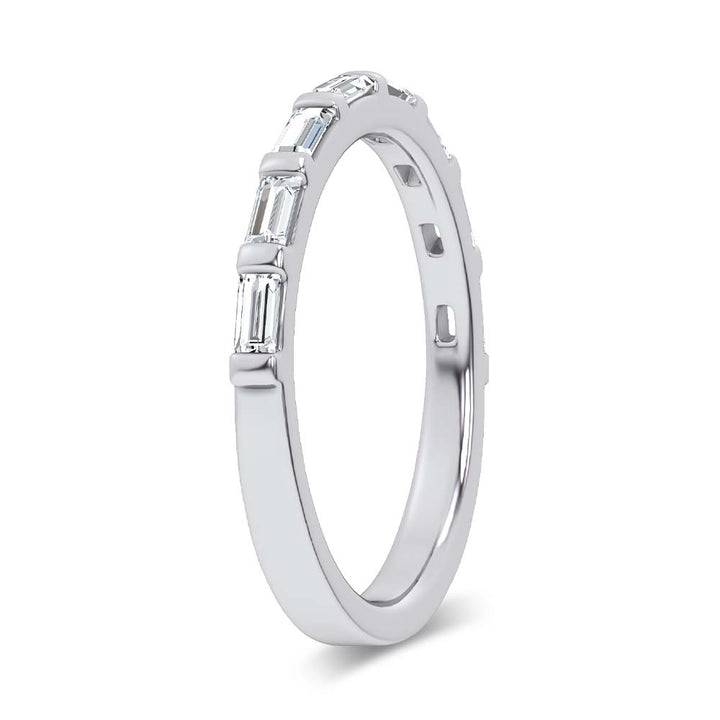 14K 0.41CT Certified Lab Grown Fancy Band