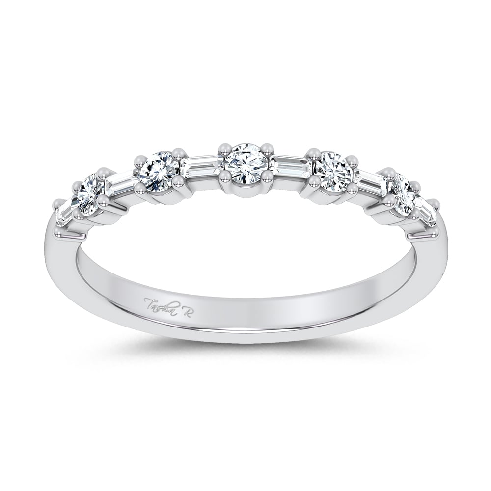 14K 0.25CT Certified Lab Grown Fancy Band