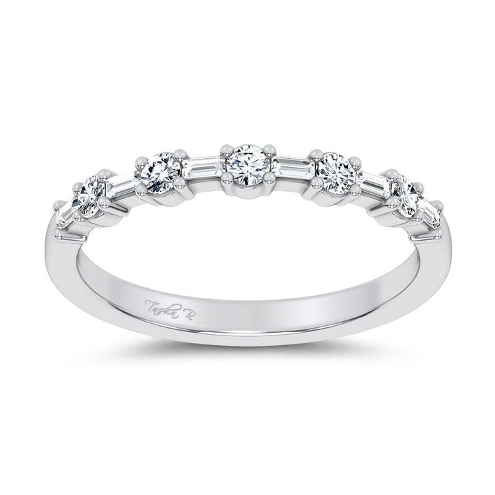 14K 0.25CT Certified Lab Grown Fancy Band