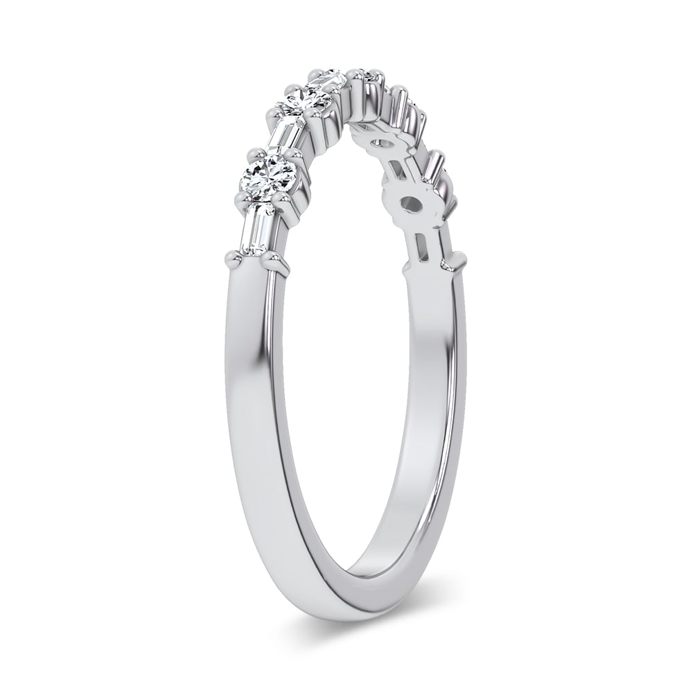 14K 0.25CT Certified Lab Grown Fancy Band