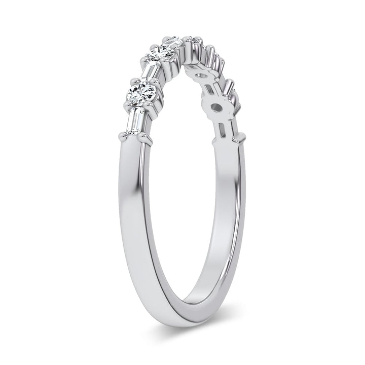 14K 0.25CT Certified Lab Grown Fancy Band