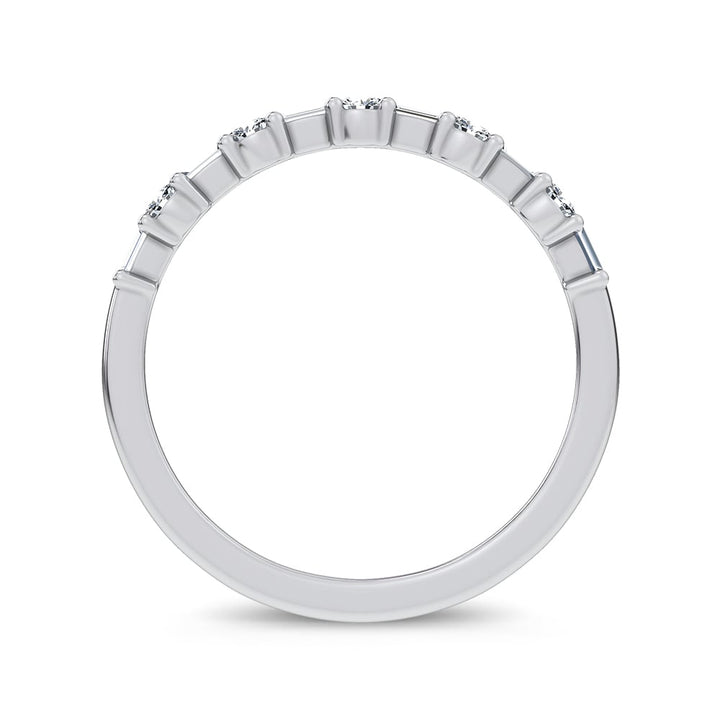 14K 0.25CT Certified Lab Grown Fancy Band