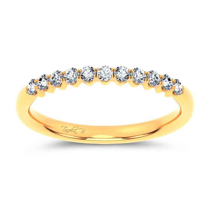 14K 0.25CT Certified Lab Grown  Diamond Band