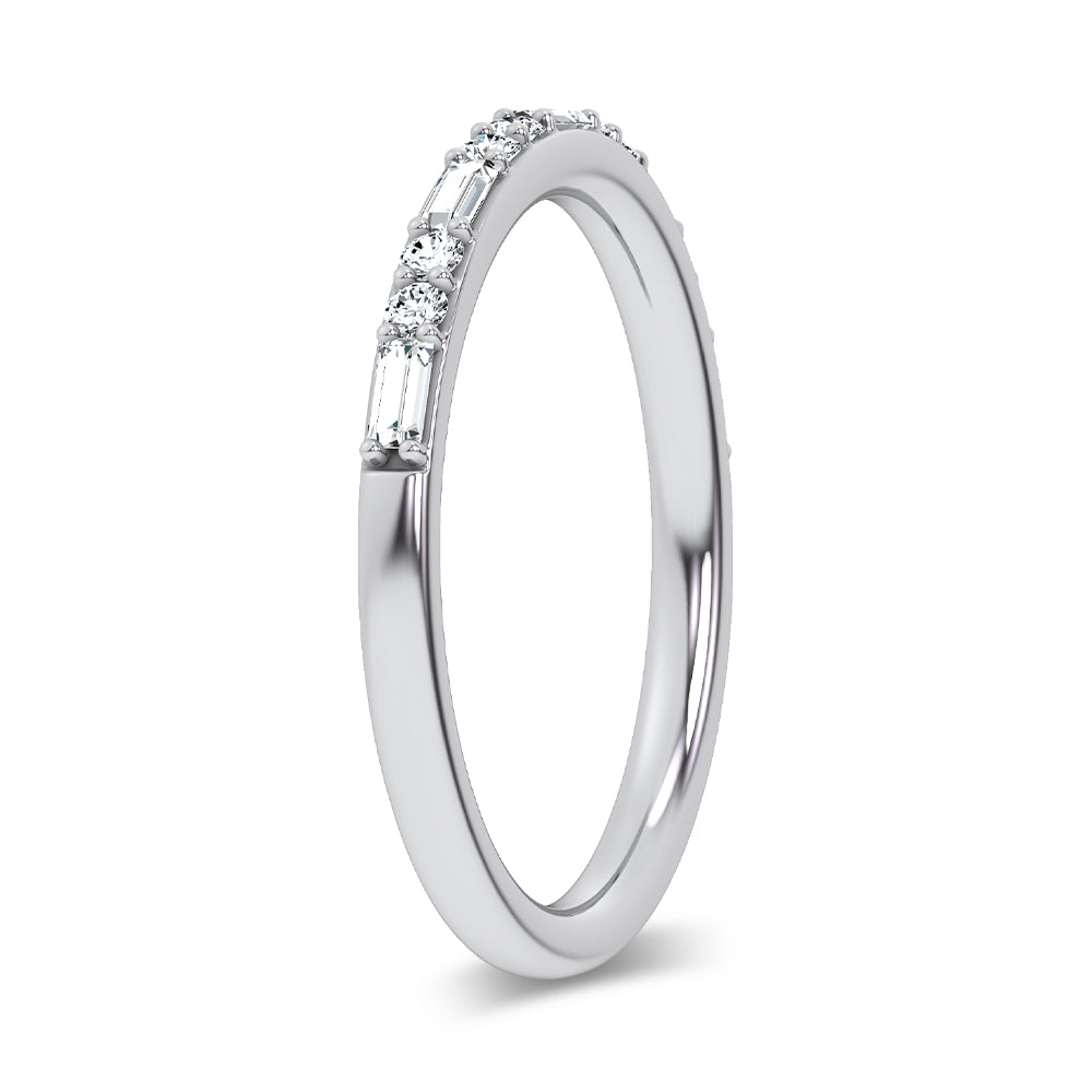 14K 0.20CT Certified Lab Grown Fancy Band