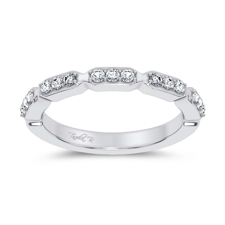 14K 0.25CT Certified Lab Grown Fancy Band