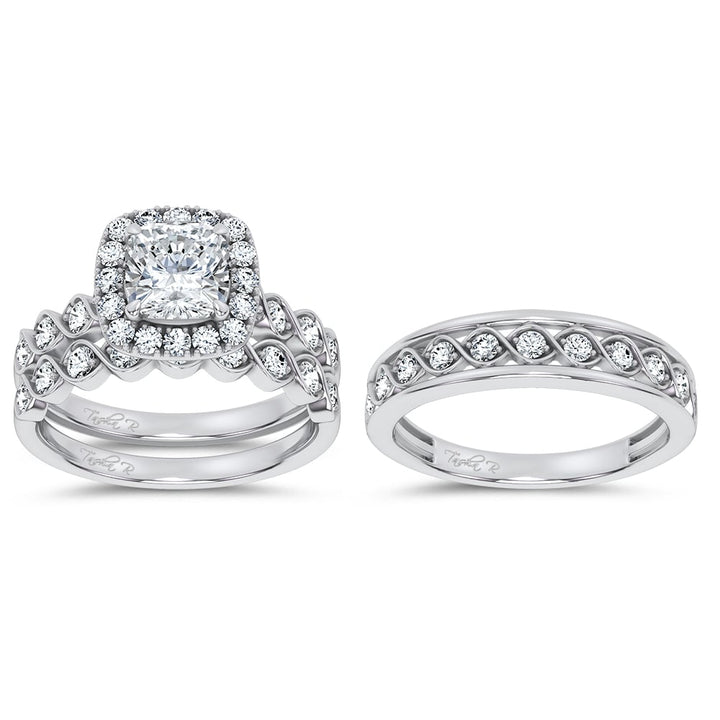 14K 2.76CT Certified Lab Grown TRIO SET