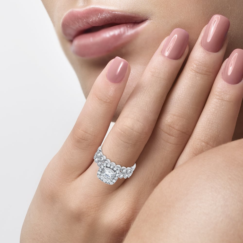 14K 2.76CT Certified Lab Grown TRIO SET