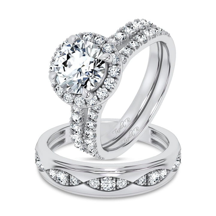 14K 3.00CT DIAMOND TRIO SET