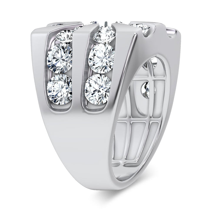 14k 7.00CT Certified Lab Grown Mens Ring