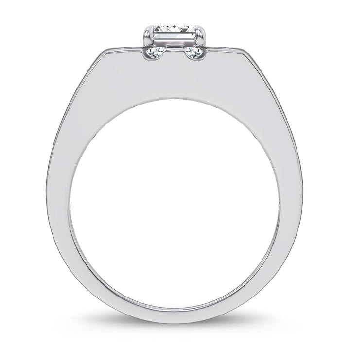 14k 3.00CT Certified Lab Grown Mens Ring