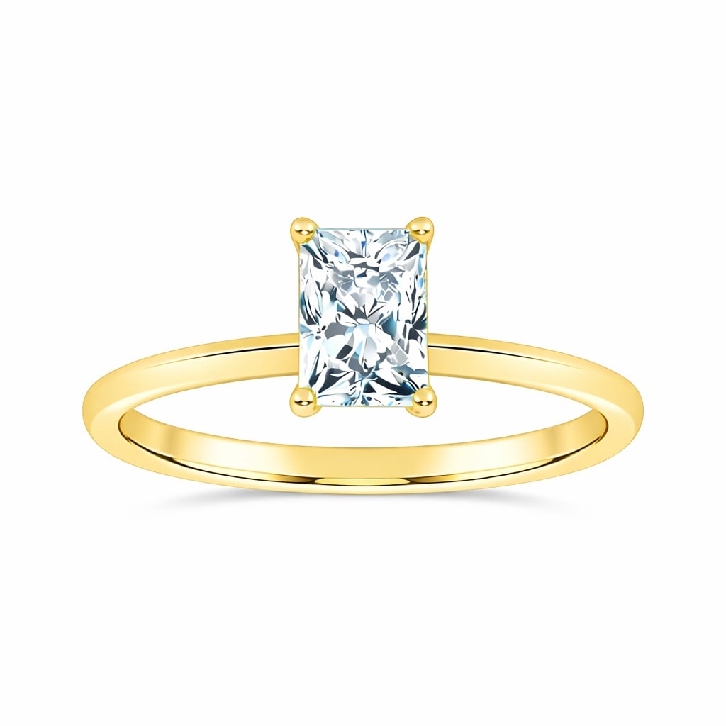 10K 1.00CT  Certified Lab Grown Solitaire Ring
