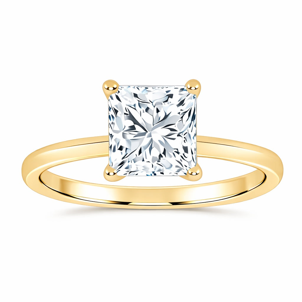 10K 0.50CT  Certified Lab Grown Solitaire Ring