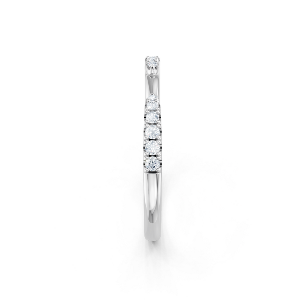 Petite Round Diamond Open Band