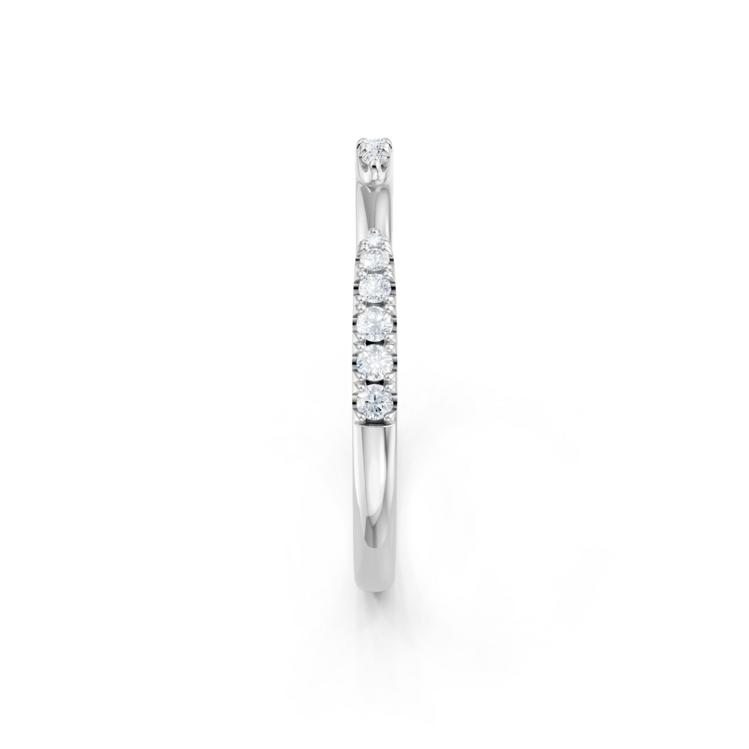 Petite Round Diamond Open Band