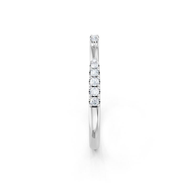 Petite Round Diamond Open Band