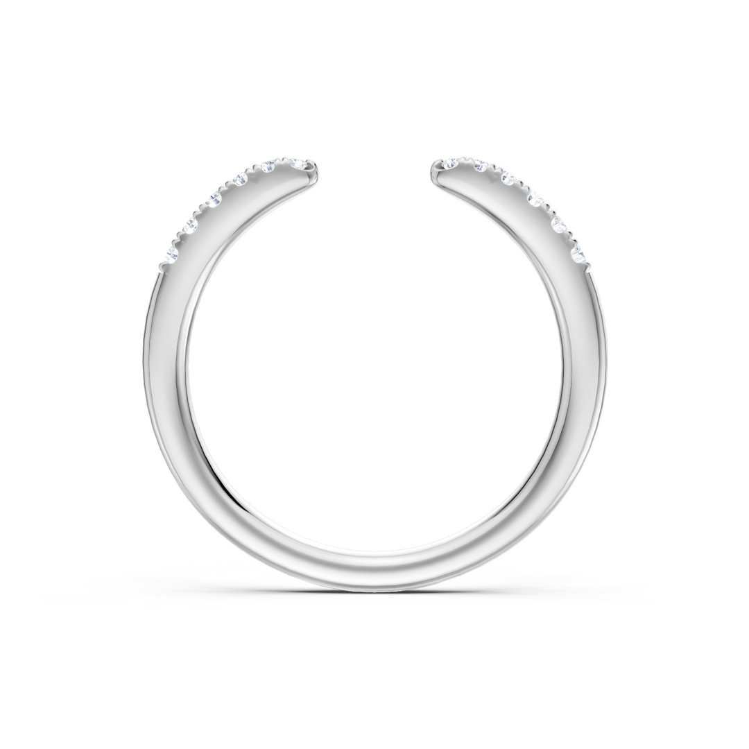 Petite Round Diamond Open Band