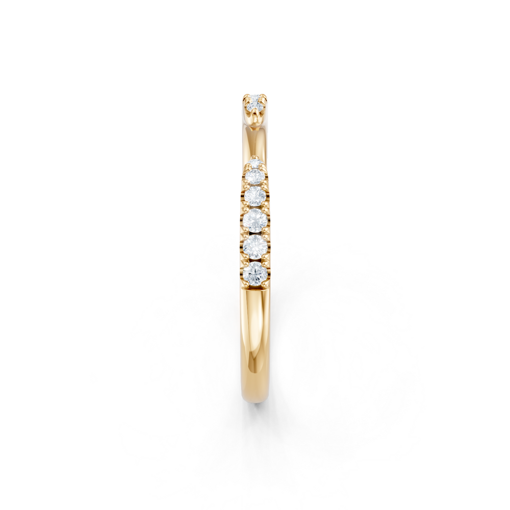 Petite Round Diamond Open Band