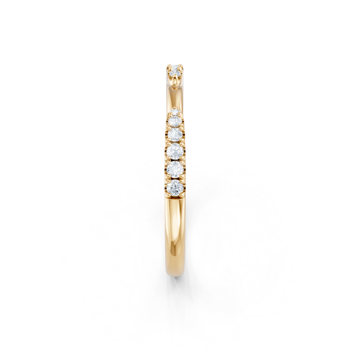 Petite Round Diamond Open Band