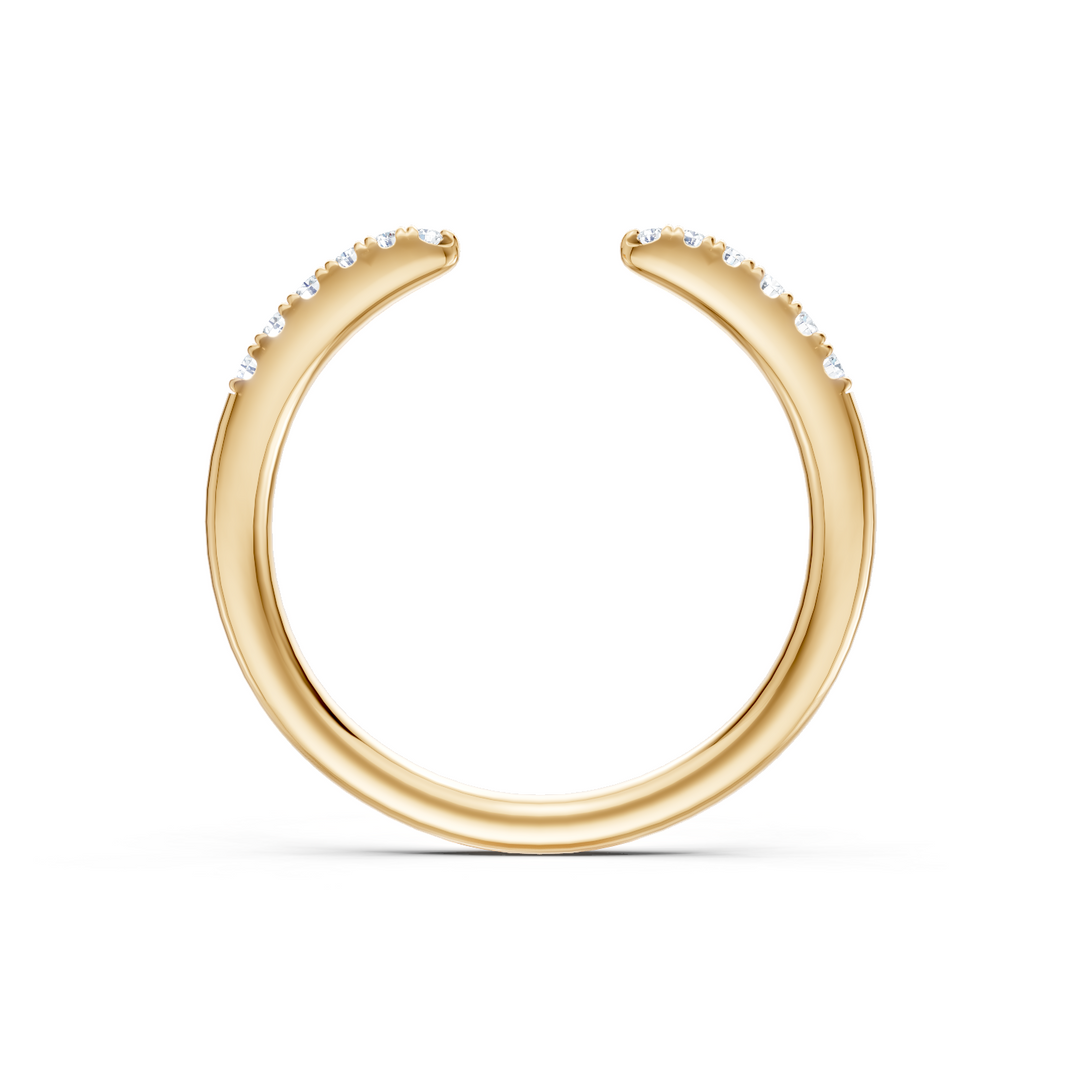Petite Round Diamond Open Band