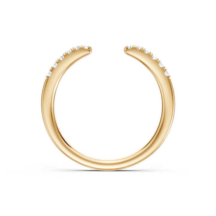 Petite Round Diamond Open Band