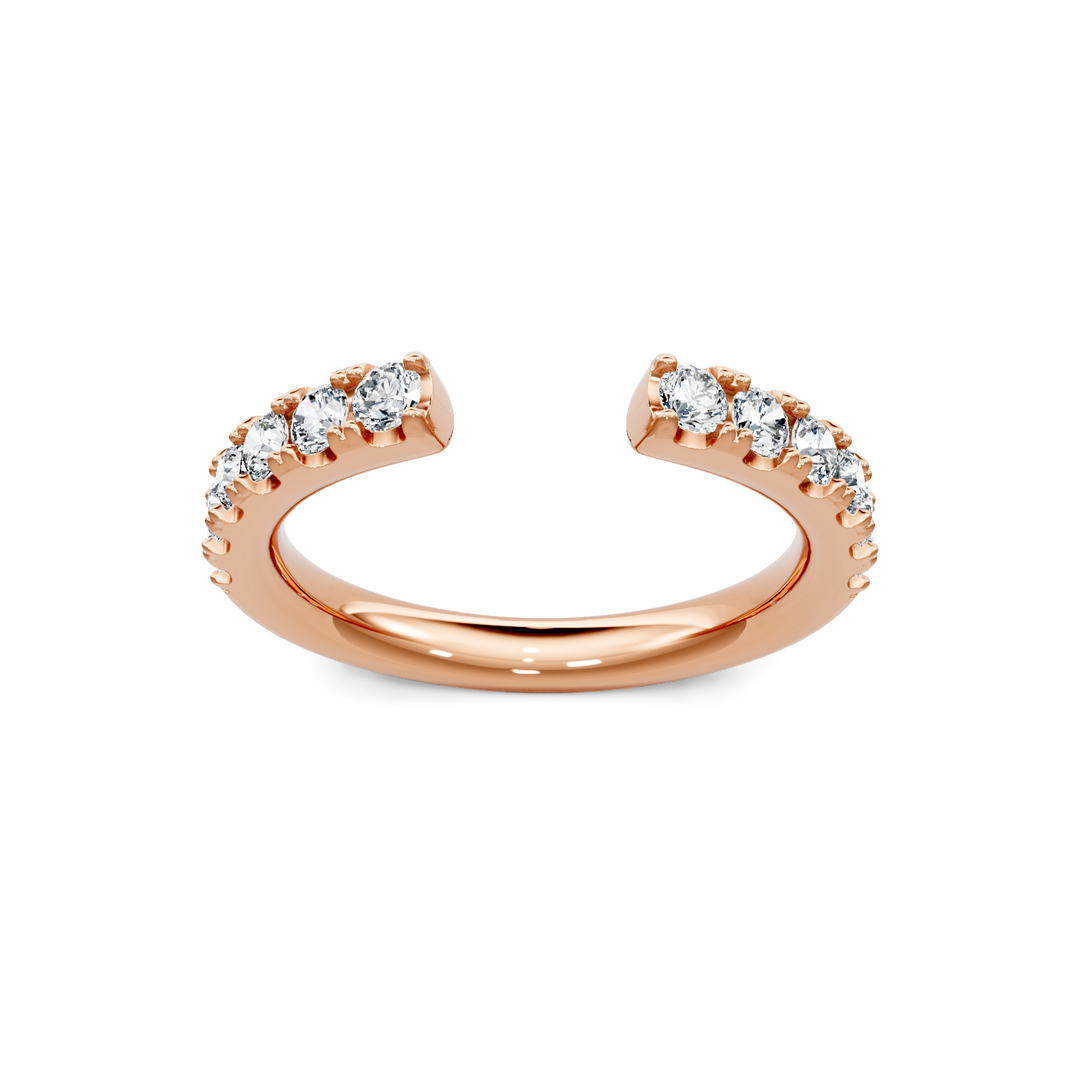 Round Diamond Open Band