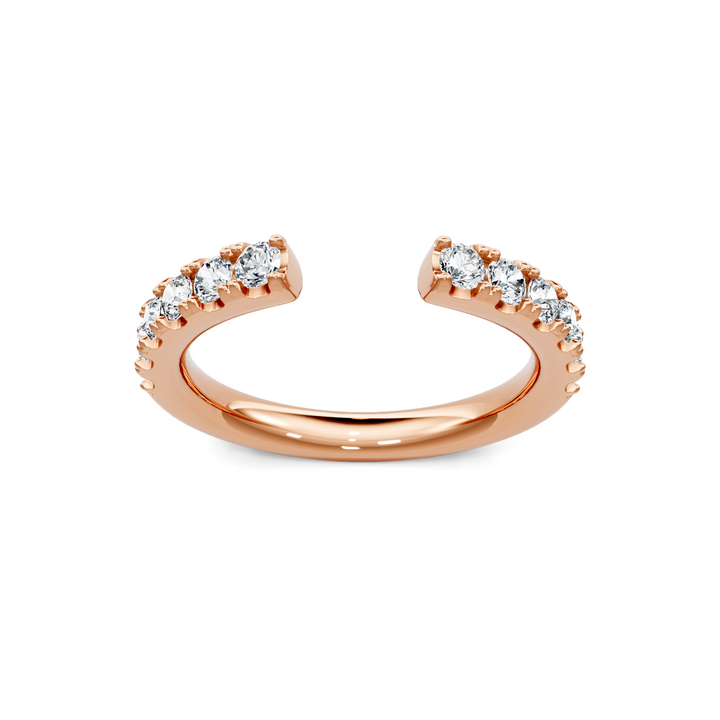 Round Diamond Open Band