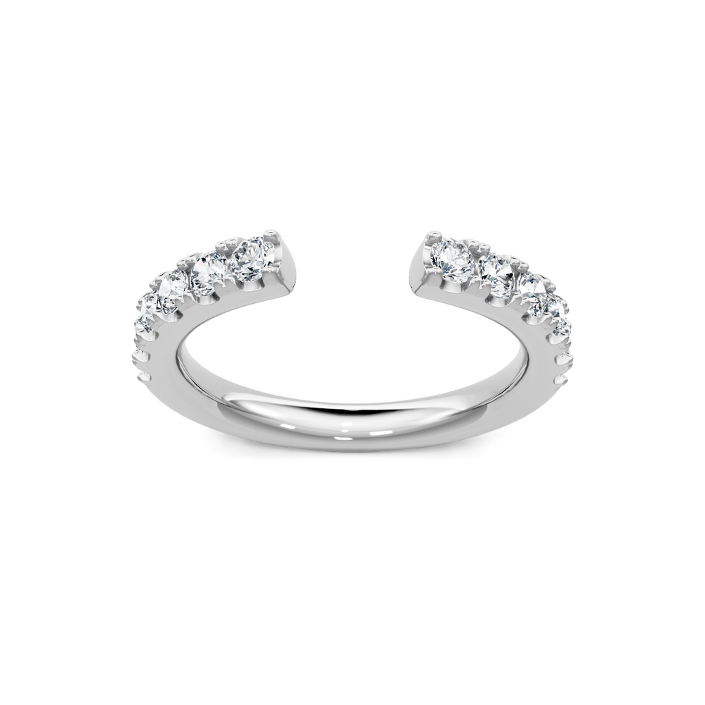 Round Diamond Open Band