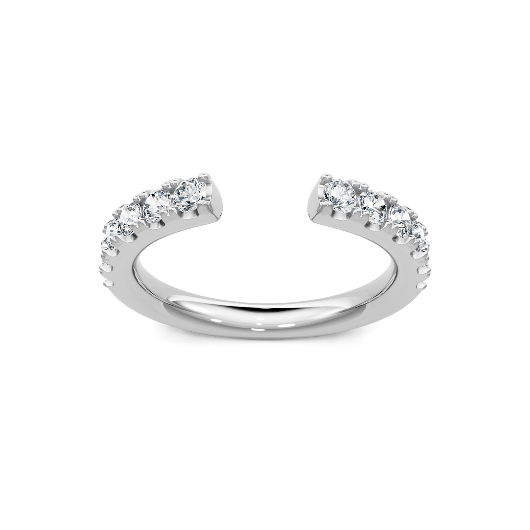 Round Diamond Open Band