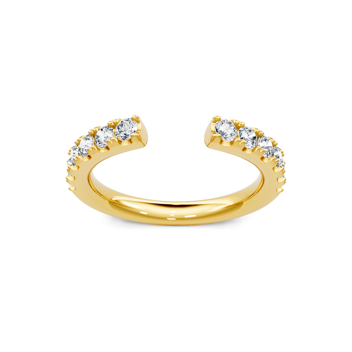 Round Diamond Open Band