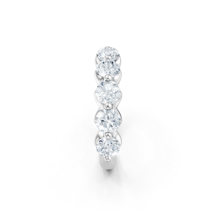 Lab Grown Single Prong Round Anniversary Band 1.5 ctw