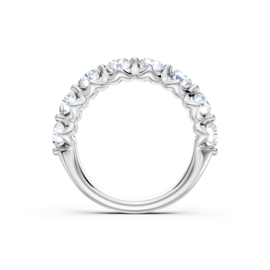 Lab Grown Single Prong Round Anniversary Band 1.5 ctw