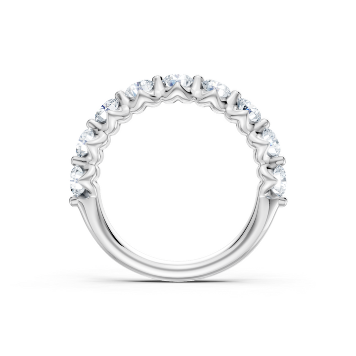 Lab Grown Single Prong Anniversary Band 2 ctw