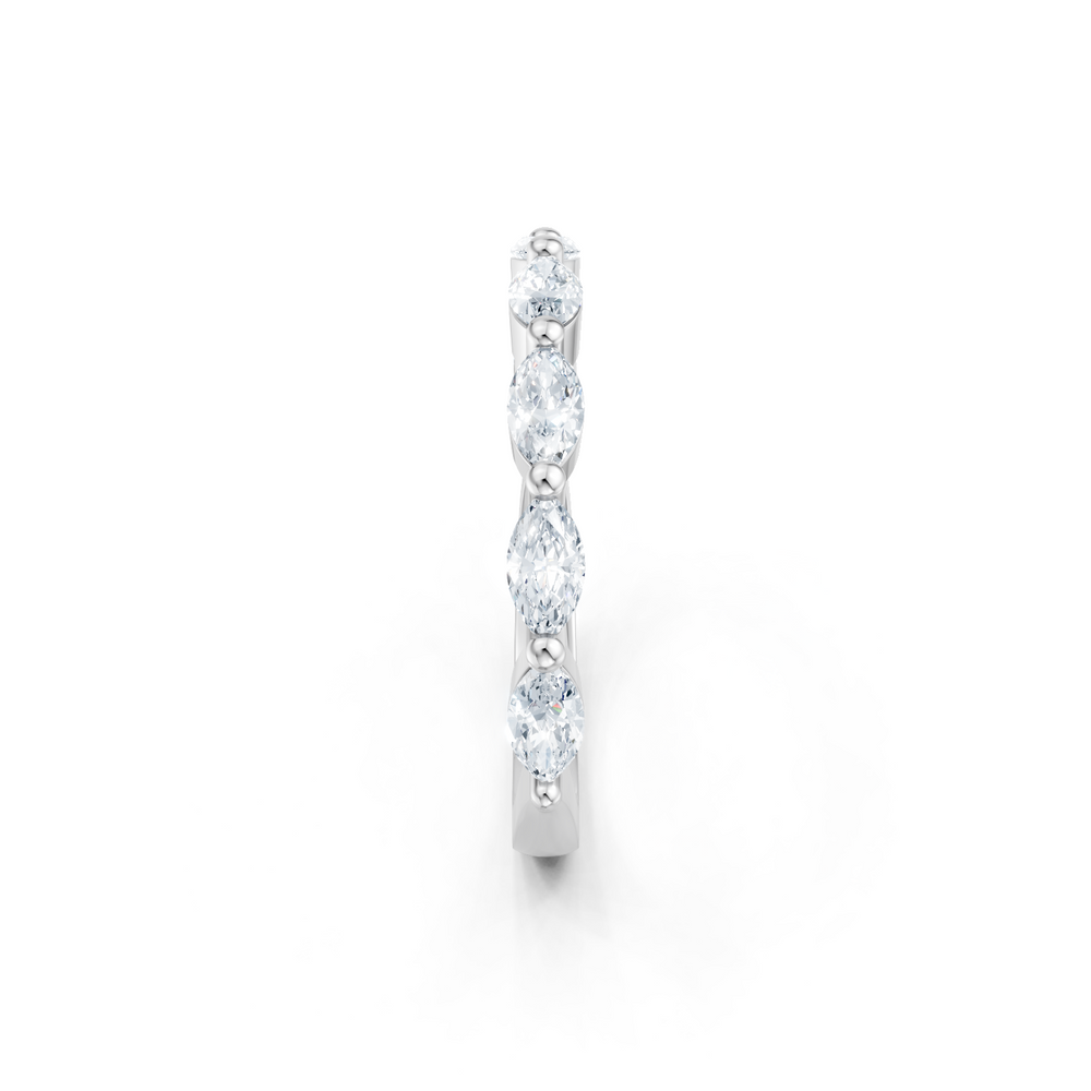 Lab Created 7 Stone Marquise Imagine Set Band