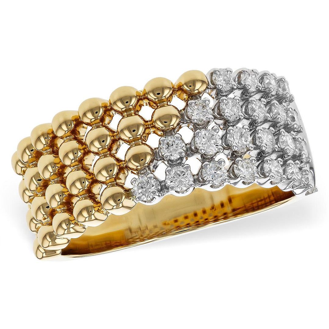 14KT Gold Ladies Diamond Wedding Ring