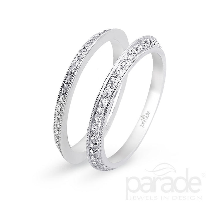 Diamond Milgrain Eternity Band