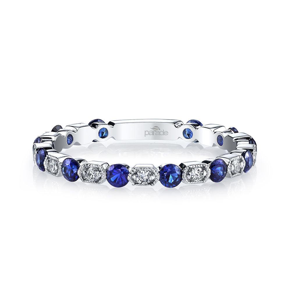 Diamond Milgrain Band