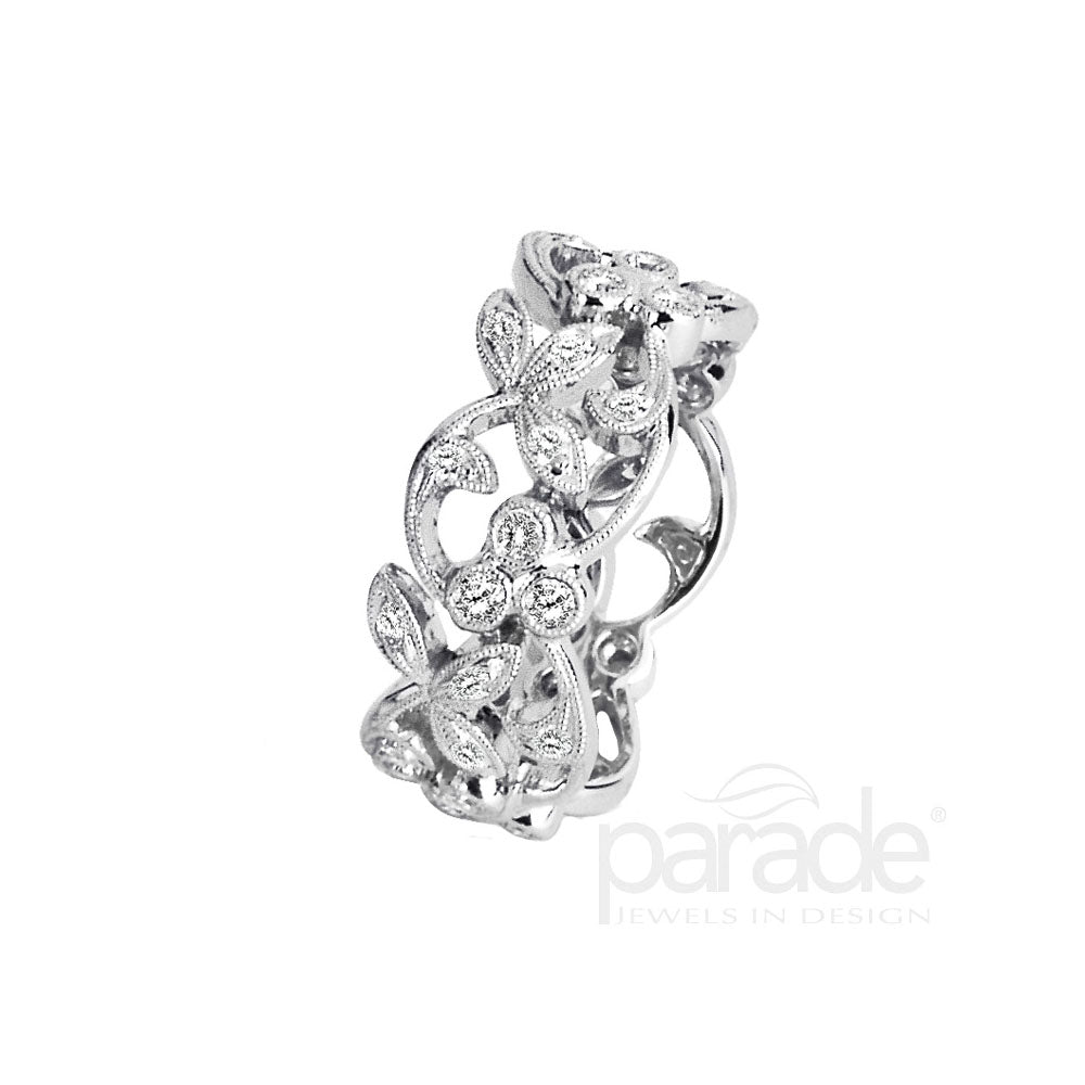 Diamond Milgrain Eternity Band
