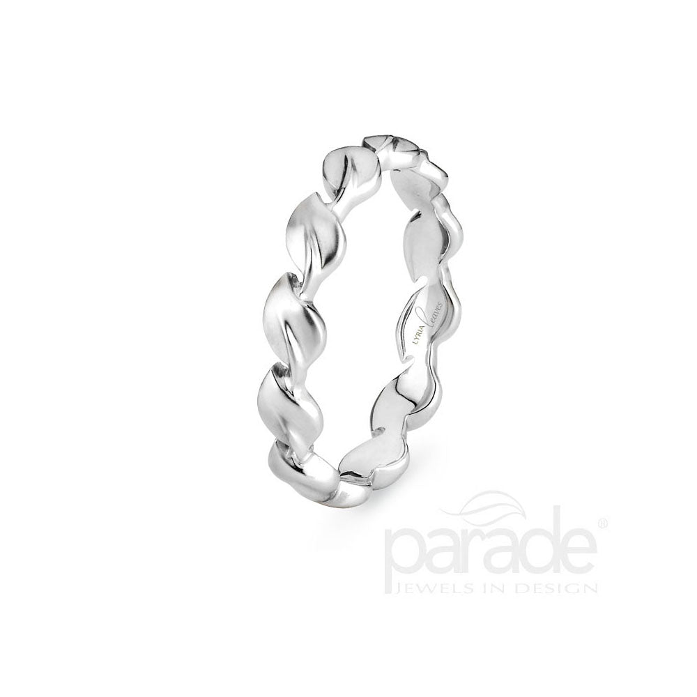Lyria Leaves Wedding Band