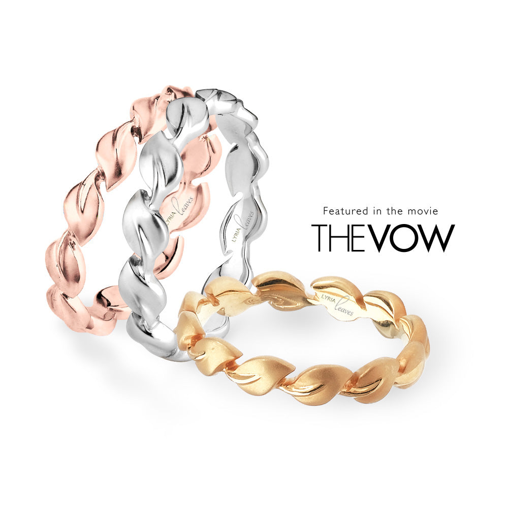 Lyria Leaves Wedding Band