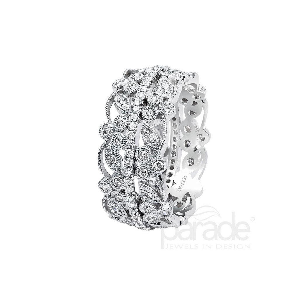 Diamond Milgrain Eternity Band