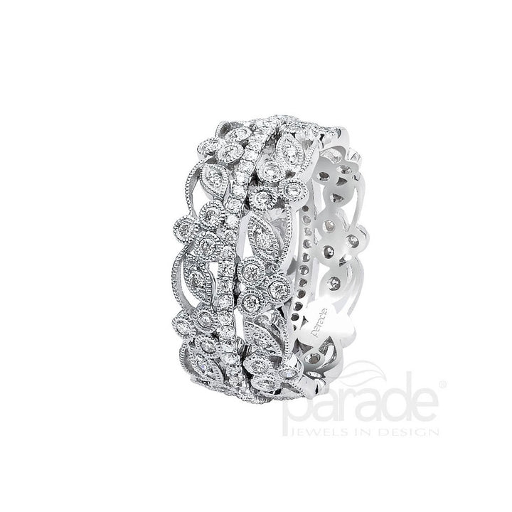 Diamond Milgrain Eternity Band