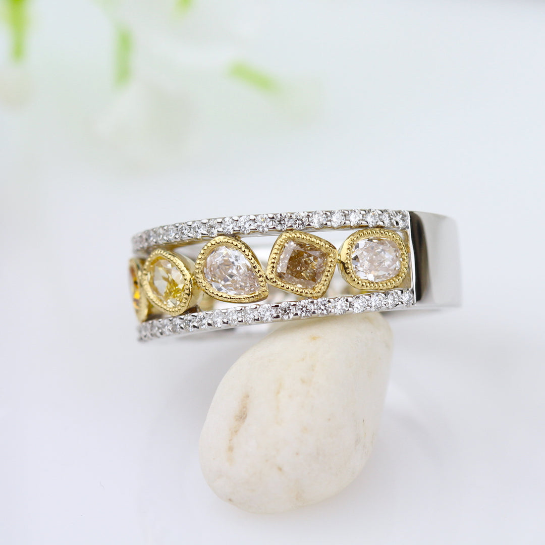 Fancy Color Diamond Band