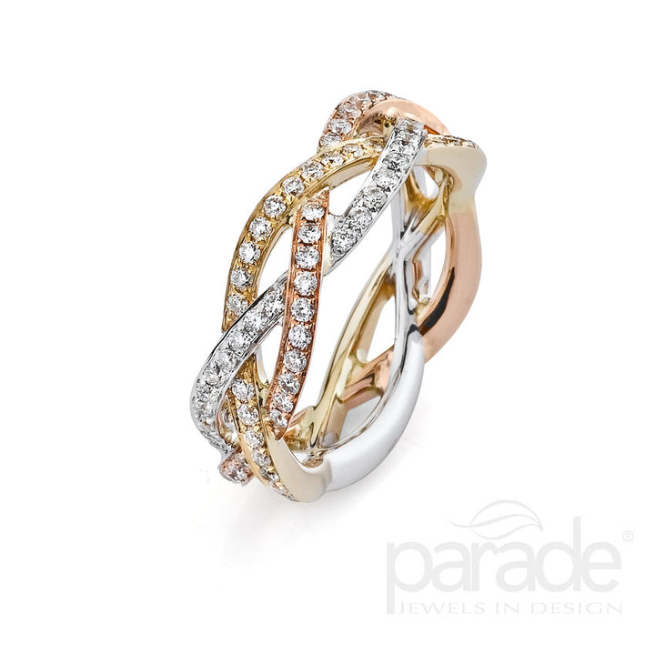 Diamond Braided Eternity Band