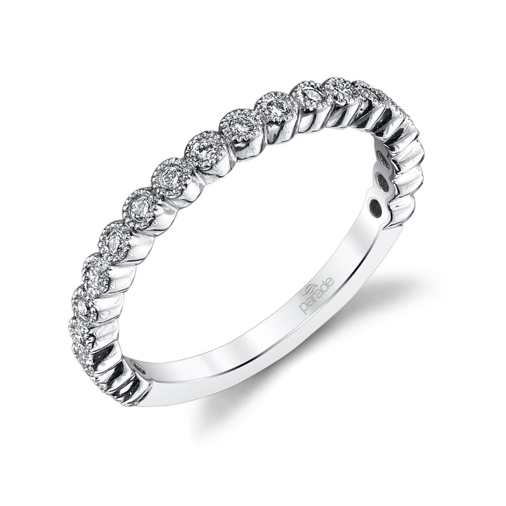Round Diamond Stackable Band