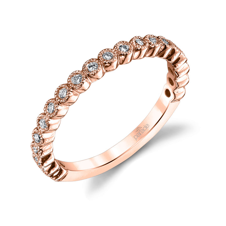 Round Diamond Stackable Band