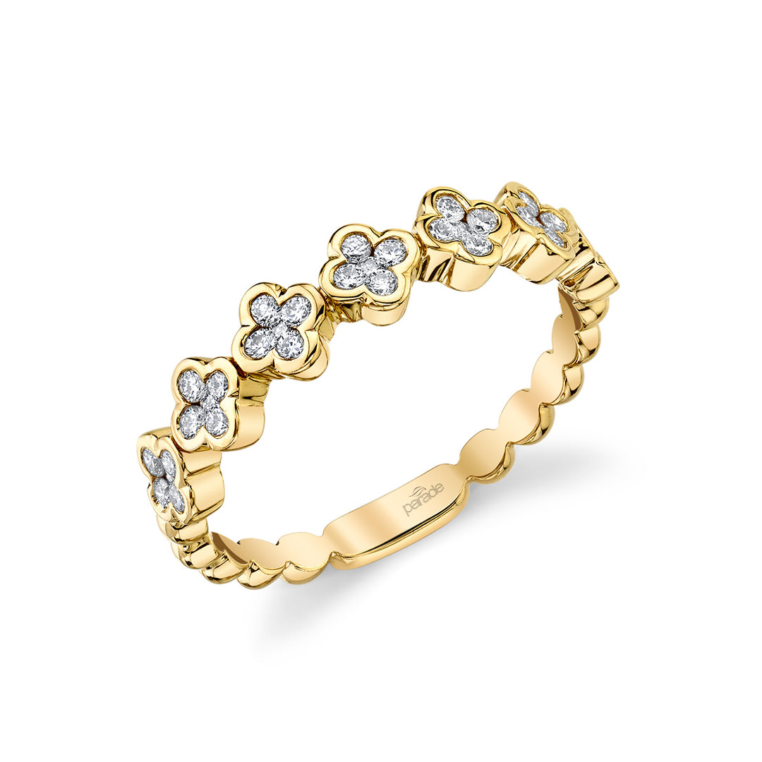 Diamond Clover Ring