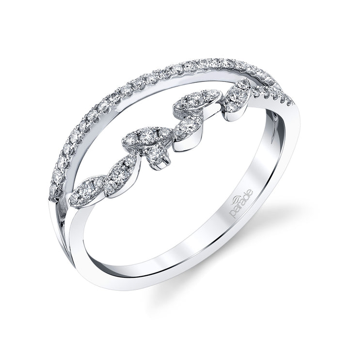 Diamond Lyria Leaves Ring